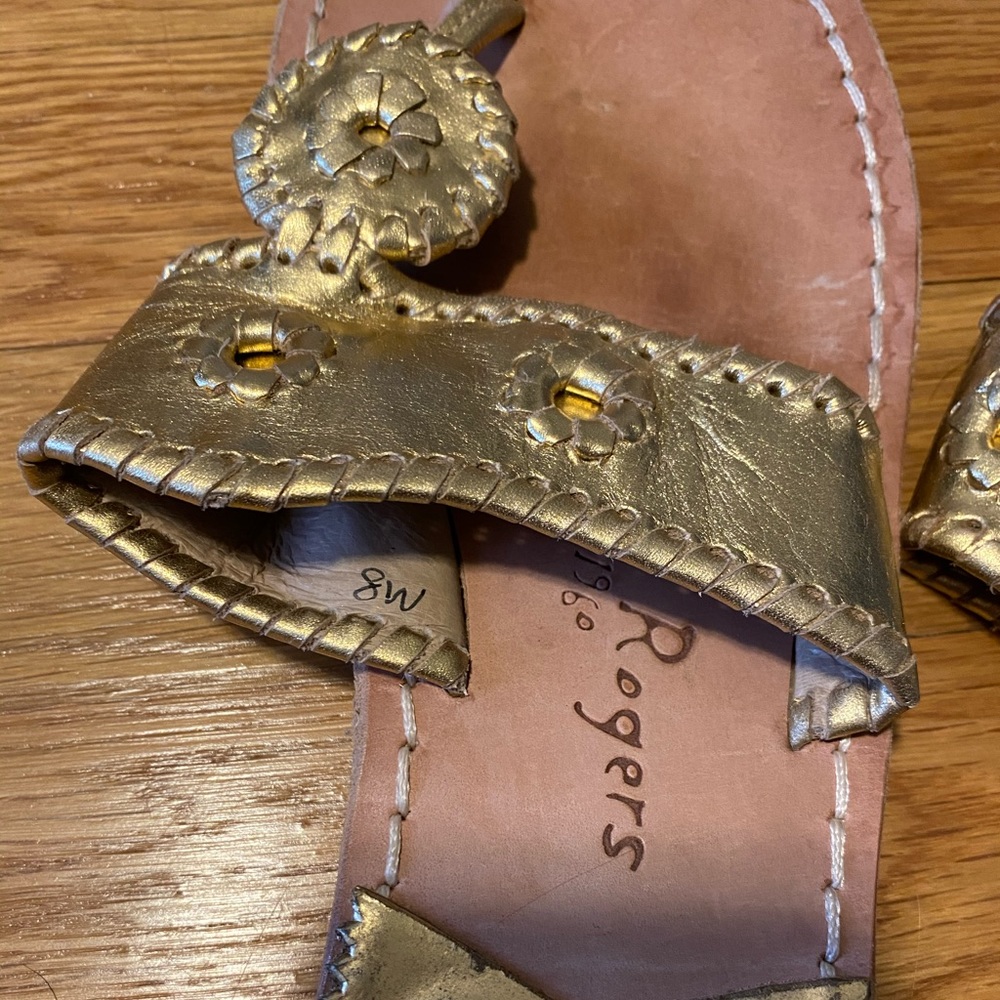Jack Roger Sandals Size 8 - Picture 3 of 4